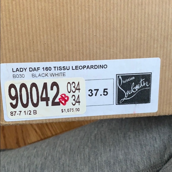 Christian Louboutin Daf 160 Tissu Leopardino - Picture 8 of 8